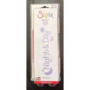 Sizzix Sizzlits Alphabet die Set Night & Day So Girly 654549